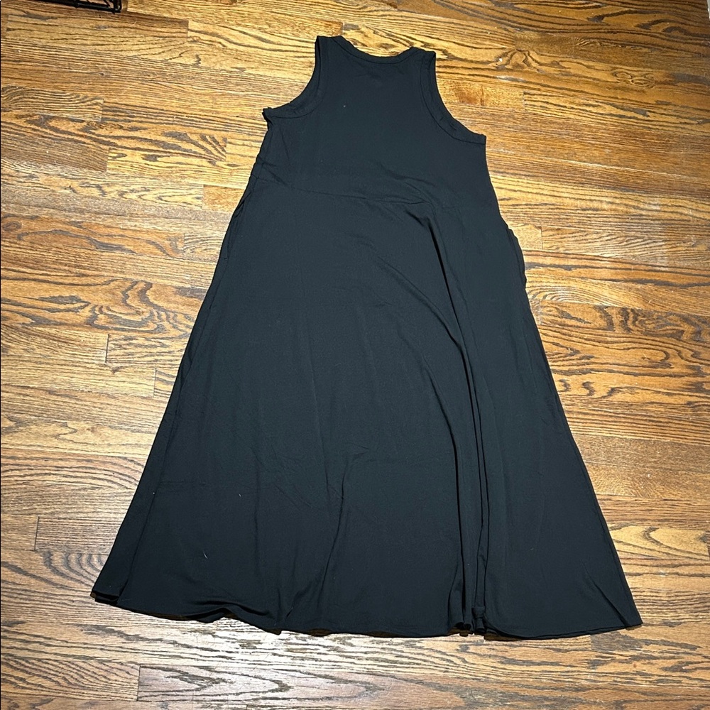 Elegant Black Tank Top Dress - Picture 4 of 9